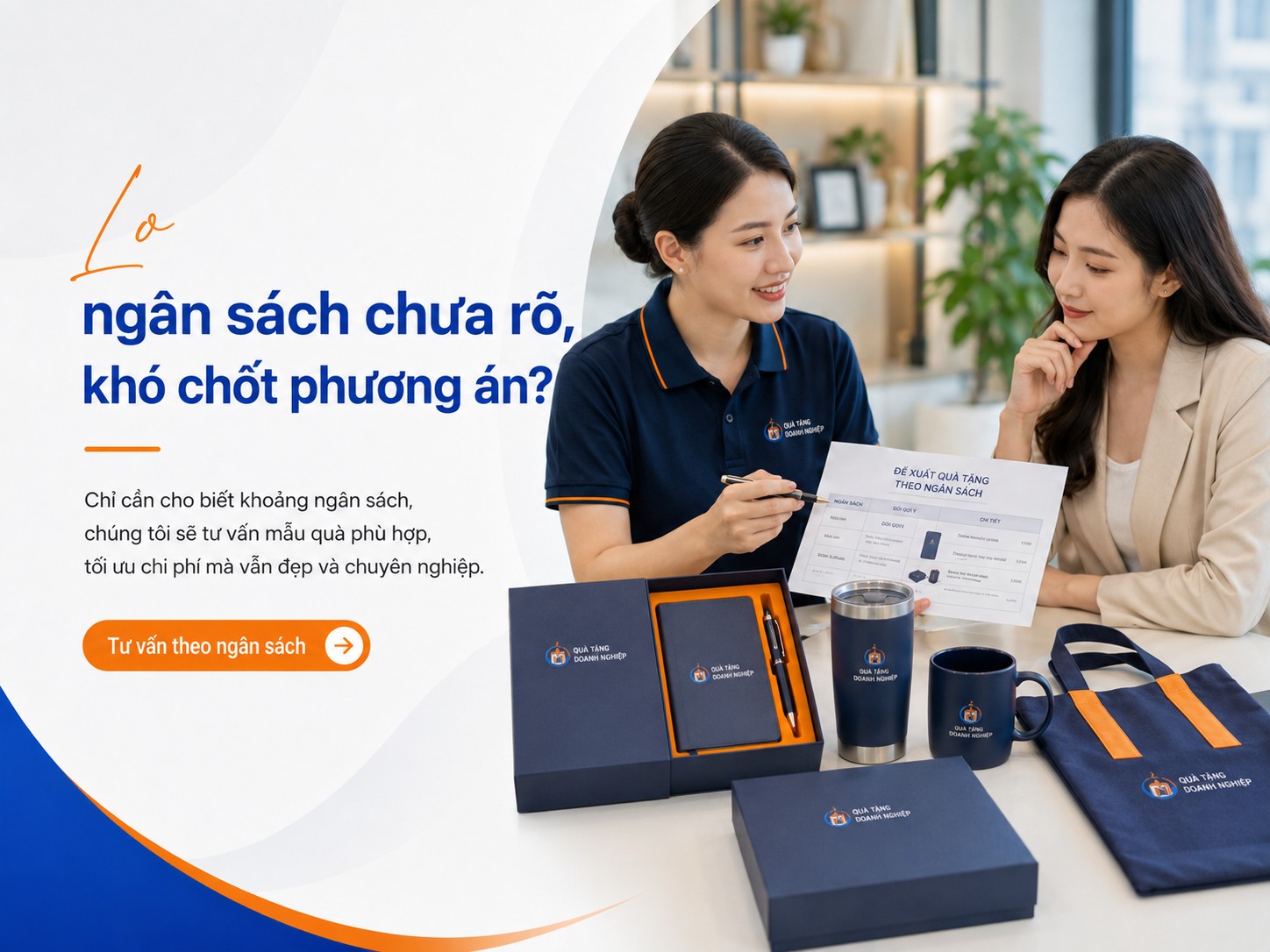Duyệt mockup quà tặng doanh nghiệp trước sản xuất